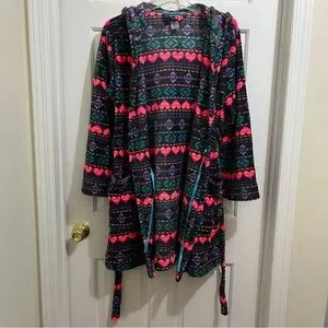 Joe Boxer Intimates Sleepwear Joe Boxer Robe Hearts Size